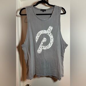 Peloton Gray Tank Large